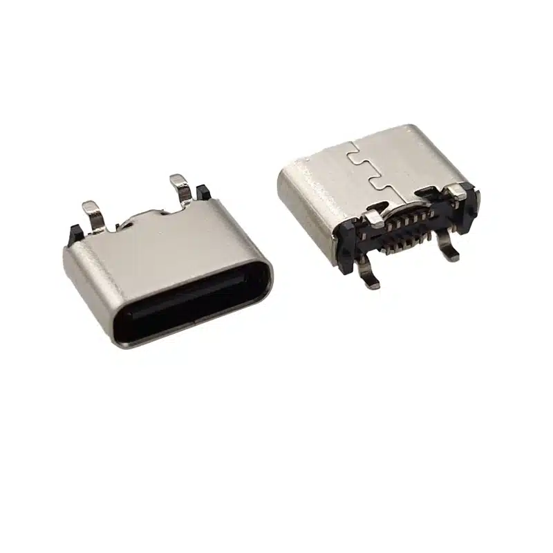 USB 3.1 Type-C motherboard connector 16 pin SMT vertical USB-TC16-F08