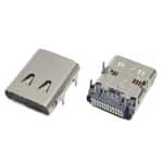USB C Connector female 24 pin top mount right angle
