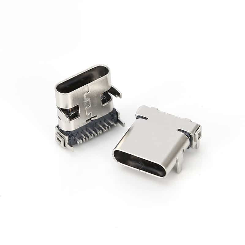 USB C Connector pinout 24 pin dip+smt L=8.65