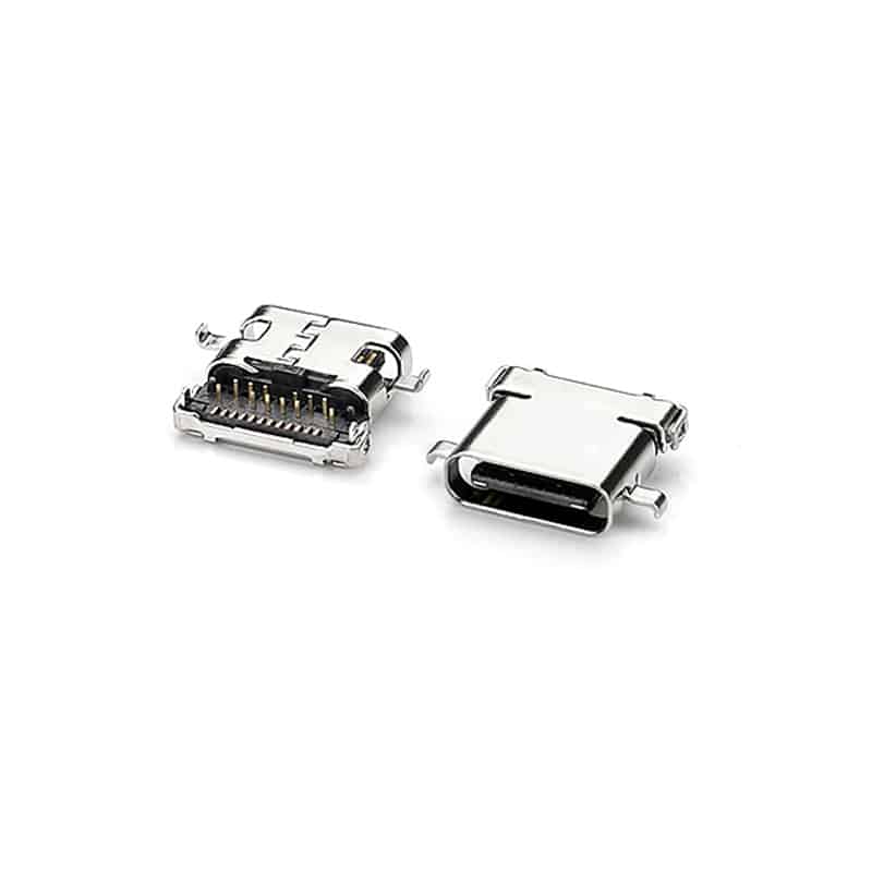 24Pin USB Type-c female connector middle mount 24P USB C Receptacle L=8.65 CL=0.32