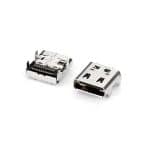 USB c motherboard connector SMT horizontal 24P USB4.0 type-c female CL=0.5MM l=9.17