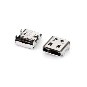 USB c motherboard connector SMT horizontal 24P USB4.0 type-c female CL=0.5MM l=9.17