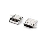Surface mount USB C connector smt 24pin right angle CL=1.57mm L=9.17