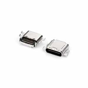 Mid mount usb c receptacle pinout type-c 24 Pin connector SMT CL=0.5MM l=8.21mm
