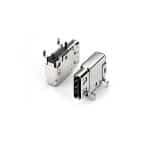 USB 3.2 Gen 2 Type-C Connector 24 Pin SMT Female Receptacle for 10Gbps High-Speed Devices