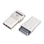 USB C 24 Pin Connector Mid-Mount Right Angle | USB 3.1 Gen 2 | Vistar Electronics