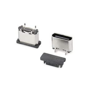 USB Type-c connector vertical smt 24pin H=6.5
