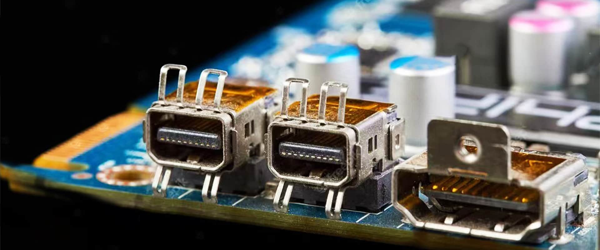 DisplayPort interface connectors