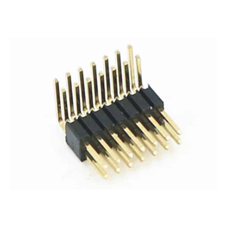 1.27MM pin header double row 90°