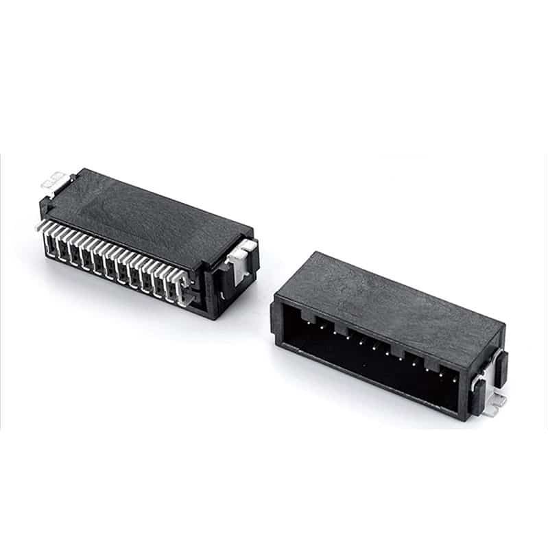 2.0mm Pitch Wafer Auto Connector – 24 Pin SMT Right Angle Board-to-Wire Connector, Tin or Gold Plated