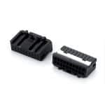 2.00mm Male Housing 2×10 Poles — A2024M-2X10-PTBK Double Row 20-Pin Crimp Connector Housing for Automotive & Industrial Wire-to-Board Applications