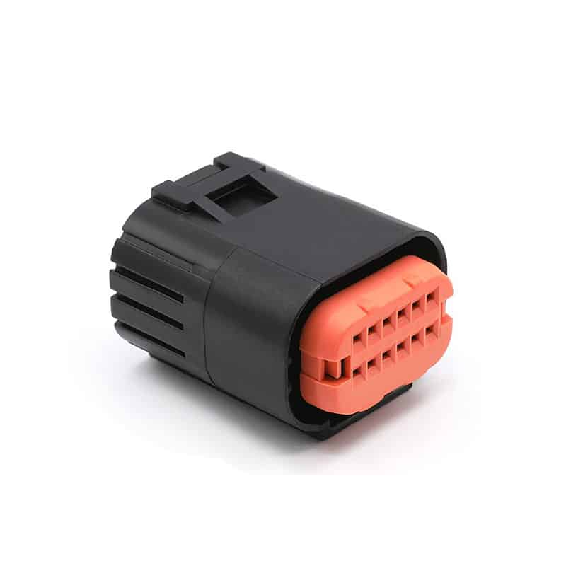 12 pin Conn socket housing 12Pos waterproof auto connector
