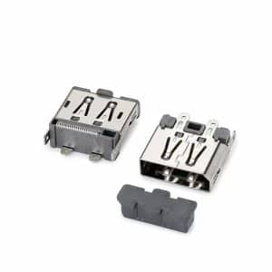 20 Pin DP Connector SMT Vertical T/H h=13mm