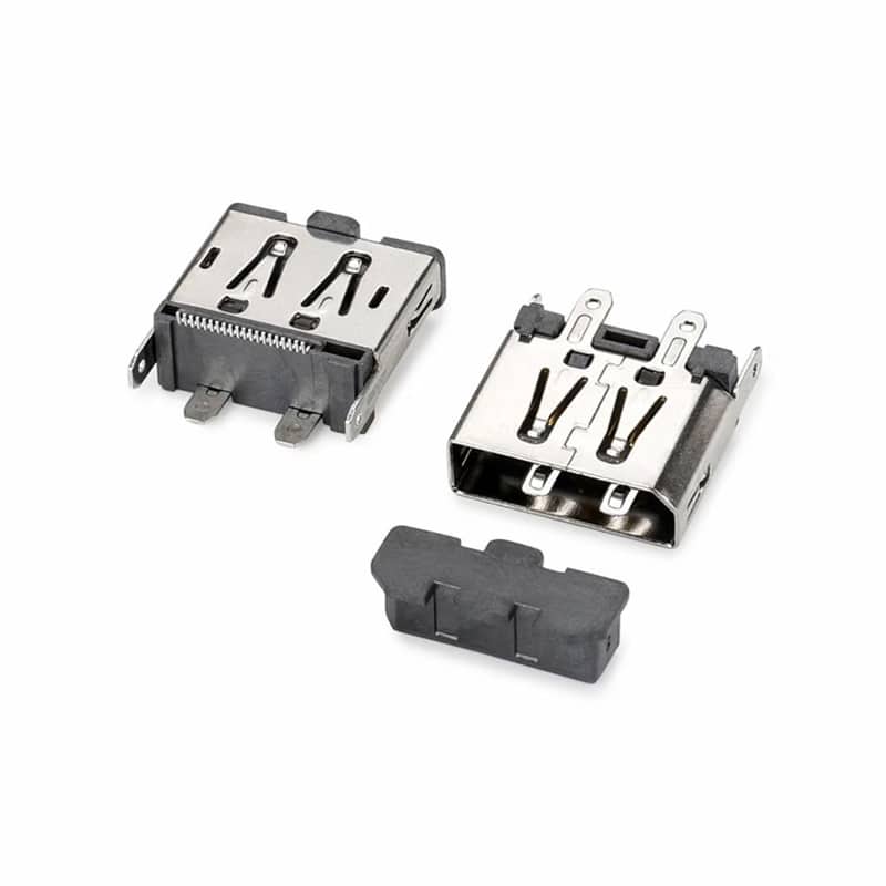Vertical Displayport connector 20 Pin SMT H=15mm