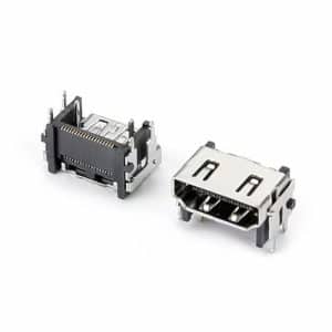 20 pin DisplayPort 1.4 connector smt right angle thourgh hole