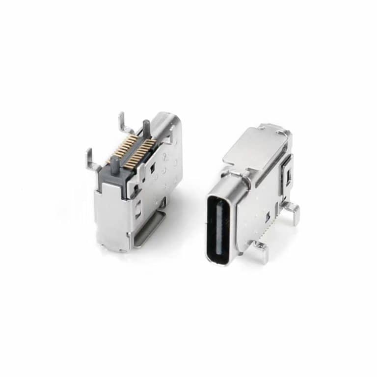 USB3.2 TYPE-C REC 90 DEGREE USB C CONNECTOR SMT FLANK