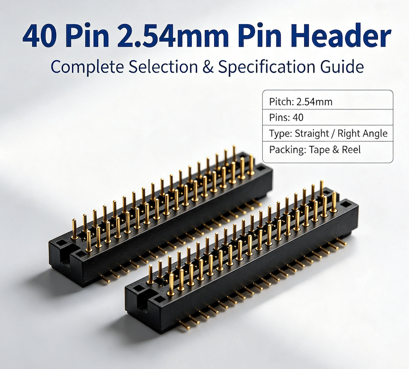 40 Pin 2.54mm Pin Header: Complete Selection & Specification Guide