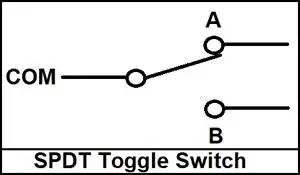 SPDT slide switch