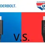 How do USB4 vs Thunderbolt 4 share the USB-C physical interface at the protocol layer, and what are the key differences?