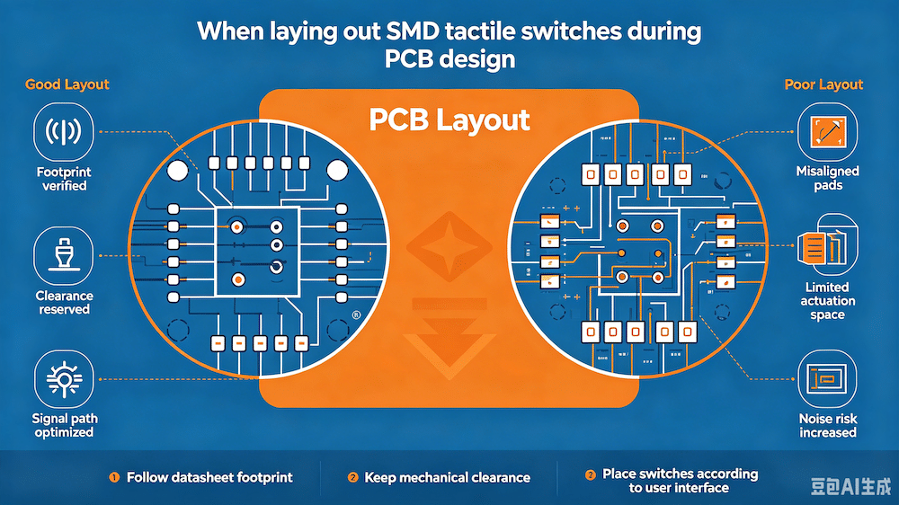 SMD tactile switches