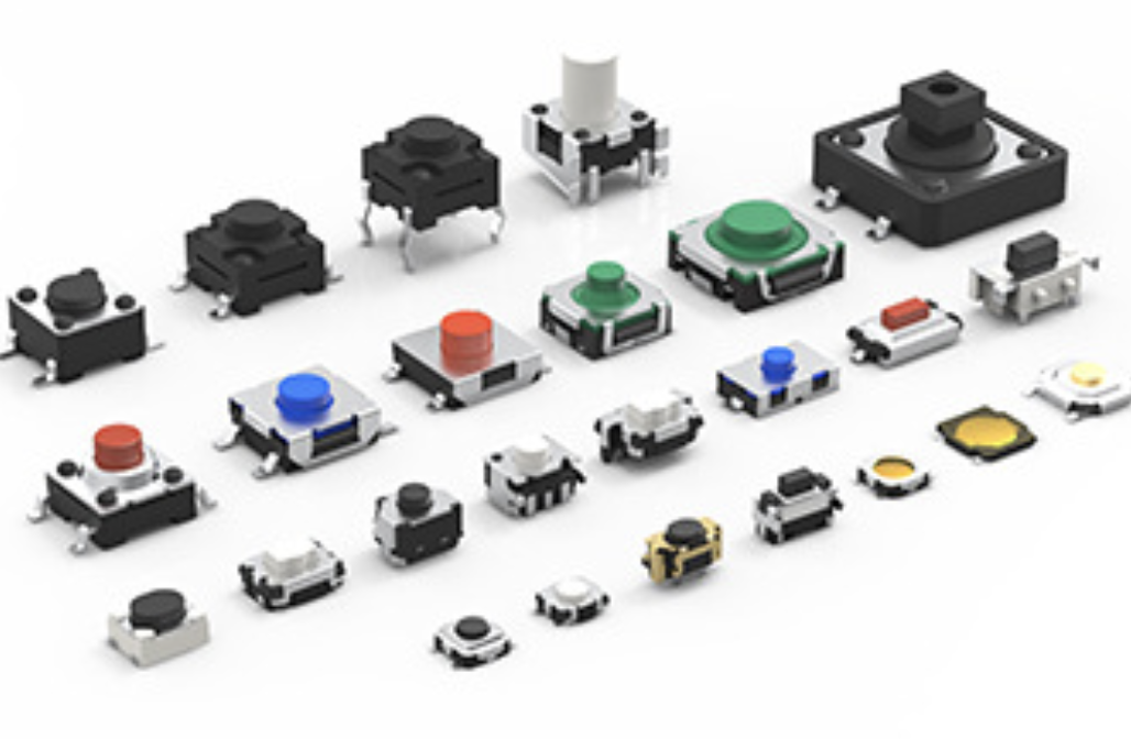 Electromechanical switches tactile slide push detector SMD through-hole custom