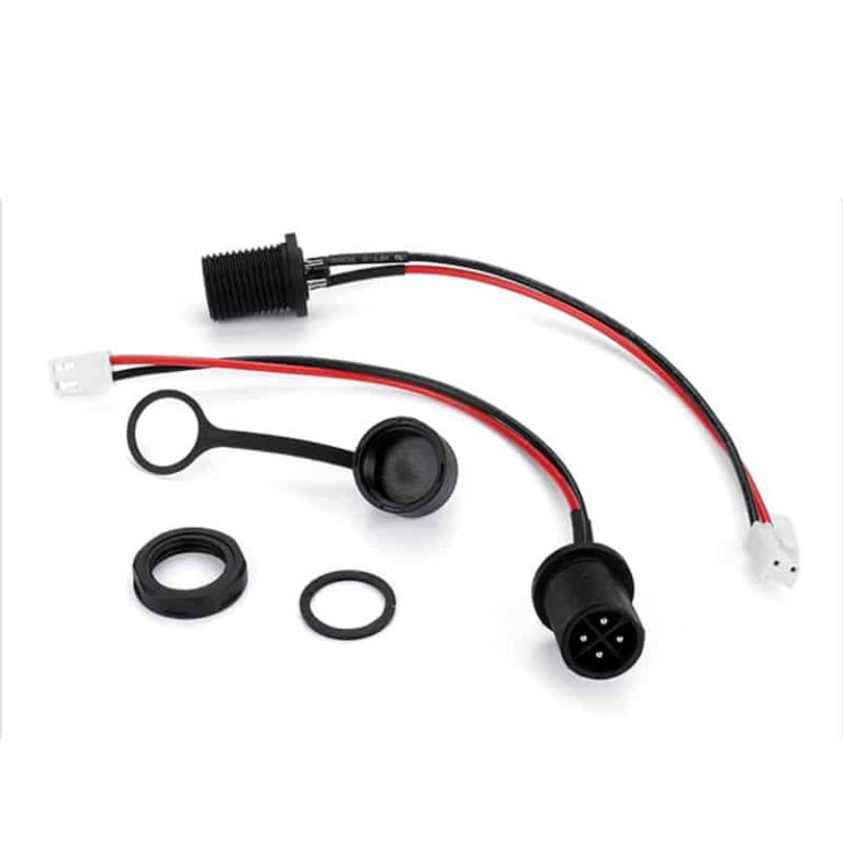 Industrial gateway waterproof power cable assembly