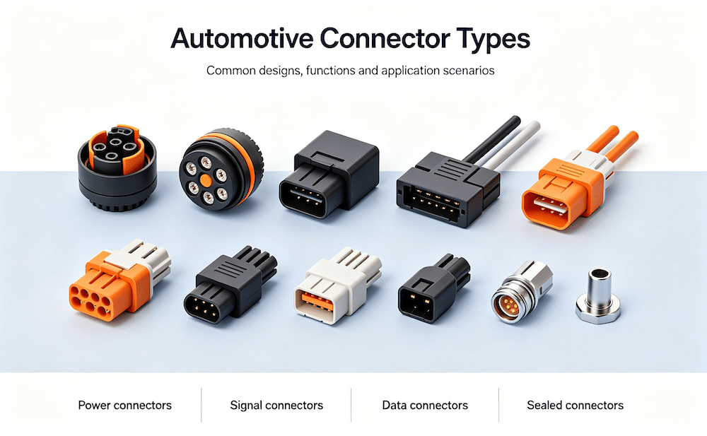 Automotive Connector Types Explained: How to Choose the Right Connector for Every Vehicle System