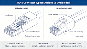 RJ45 Connector Types: Shielded vs Unshielded — A Field Engineer’s Guide to Smarter Procurement