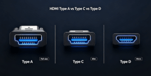 HDMI Type A vs Type C vs Type D