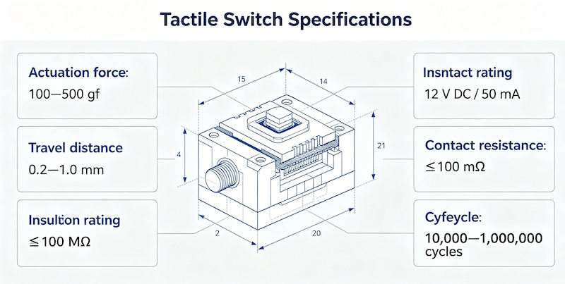 Tactile Switch Specifications