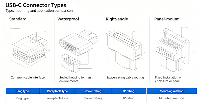 USB-C Connector Types