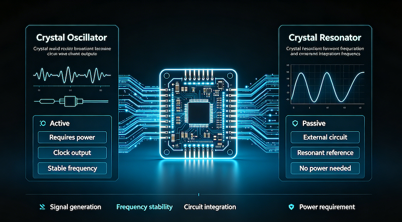 Crystal Oscillator vs Crystal Resonator: Key Differences and How to Choose