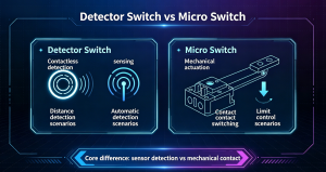 Detector Switch vs Micro Switch: What’s the Difference?