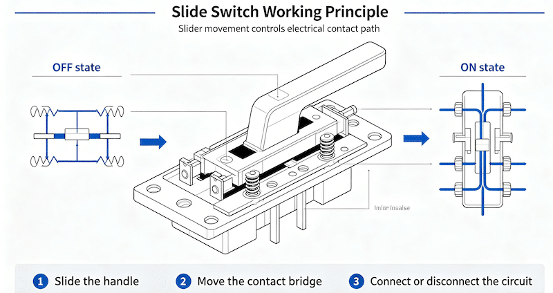 slide switch working principle