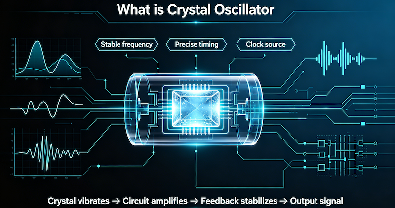 What Is a Crystal Oscillator? How It Works, Types & Applications