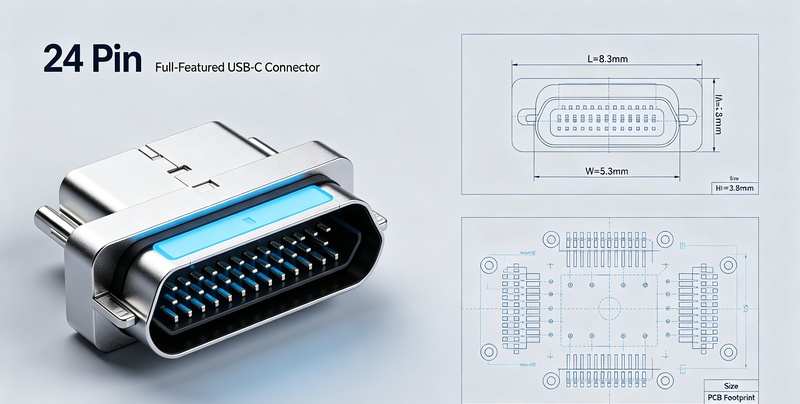 USB-C 24 pin connector