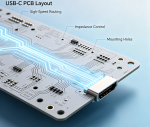 USB-C PCB layout