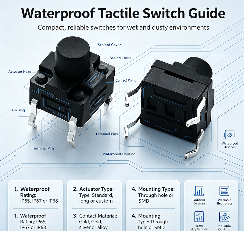 Waterproof Tactile Switch Guide: Everything You Need to Know
