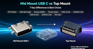 Mid Mount USB C vs Top Mount