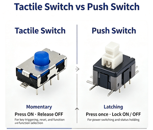 Tactile Switch vs Push Switch